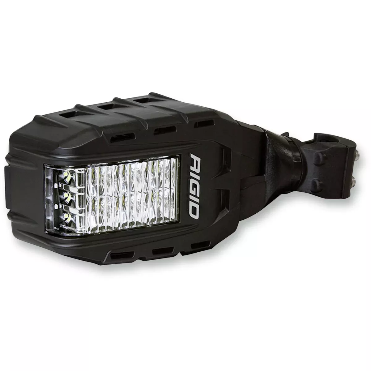 Rigid Industries Reflect Series Lights Mirror Side View Rectangle Black Pair - 64011