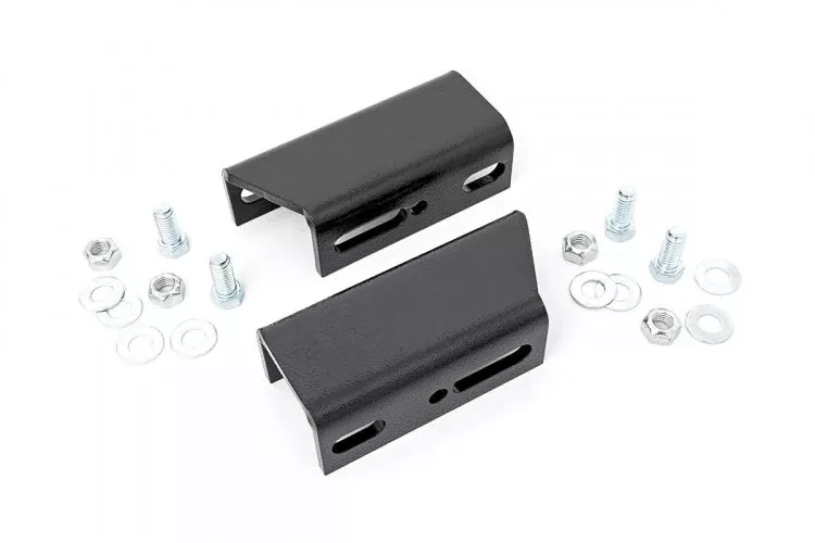 Rough Country 1073 Front Sway Bar Drop Bracket Kit for Lifted Jeep Cherokee XJ