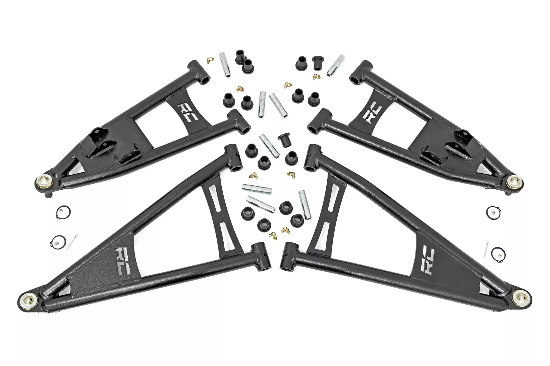 Rough Country High Clearance 2" Offset Control Arms Ball Joints Polaris 17-20