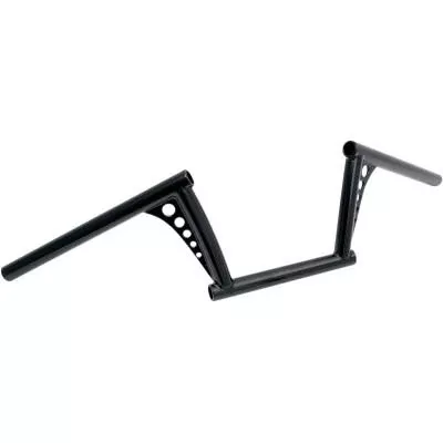 RSD 1″ Vintage Short Stack 7 1/2″ Handlebars, Black Powdercoat