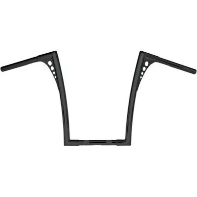 RSD 16″ King Ape Hanger Handlebars, Black Powdercoat
