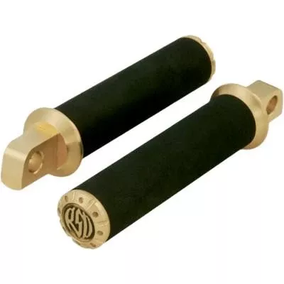 RSD Male Mount Chrono Footpegs, Brass
