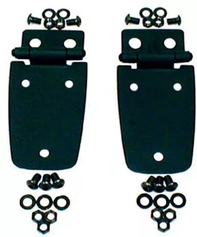 Rugged Ridge 11205.02 Hood Hinge, Black; for 97-06 Jeep Wrangler TJ