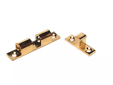 RV Designer H221 Bead Catch Brass 2 Inch 2 Per Pack Cabinet Hardware