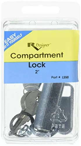 RV Designer L550 Weather-Resistant 2" Compartment Lock, Keyed