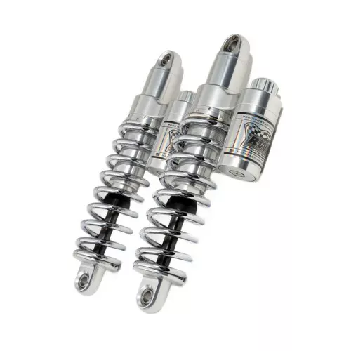 RWD RS-2 Performance Shocks for 1984-2000 Harley FXR - Polished / Chrome