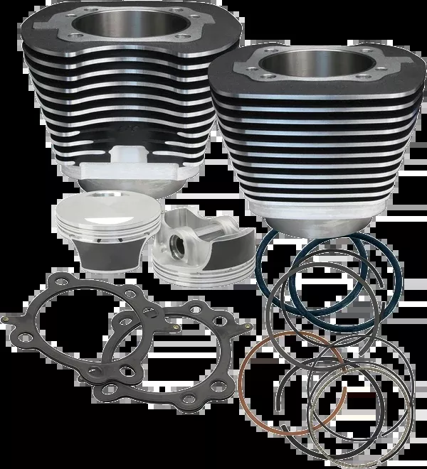 S&S Cycle 106″ Big Bore Cylinder Kit – Wrinkle Black – Twin Cam