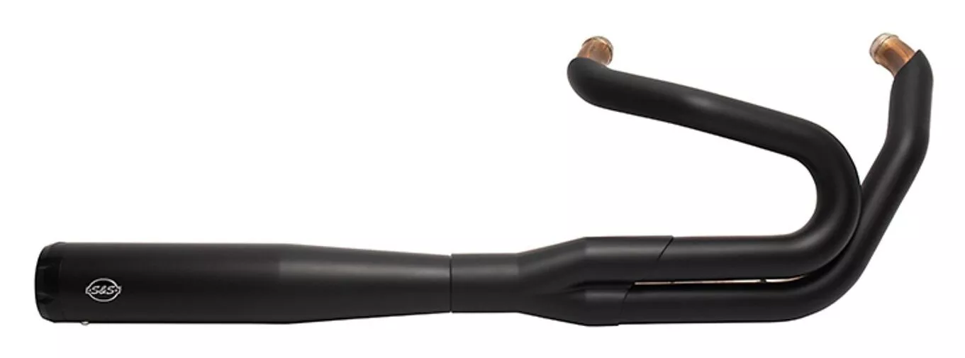 S&S Cycle 50-State Superstreet 2-Into-1 Exhaust System For Harley Softail 2018-2024