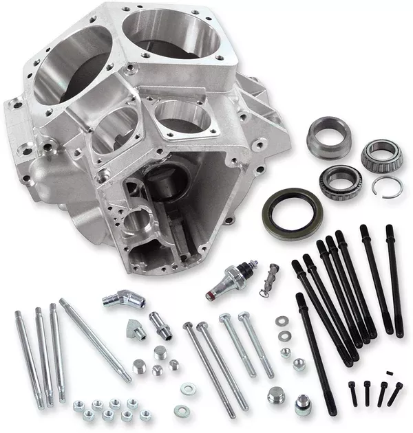 S&S Cycle Engine Case – +4.000″ Bore – Special Application – Evolution Big Twin