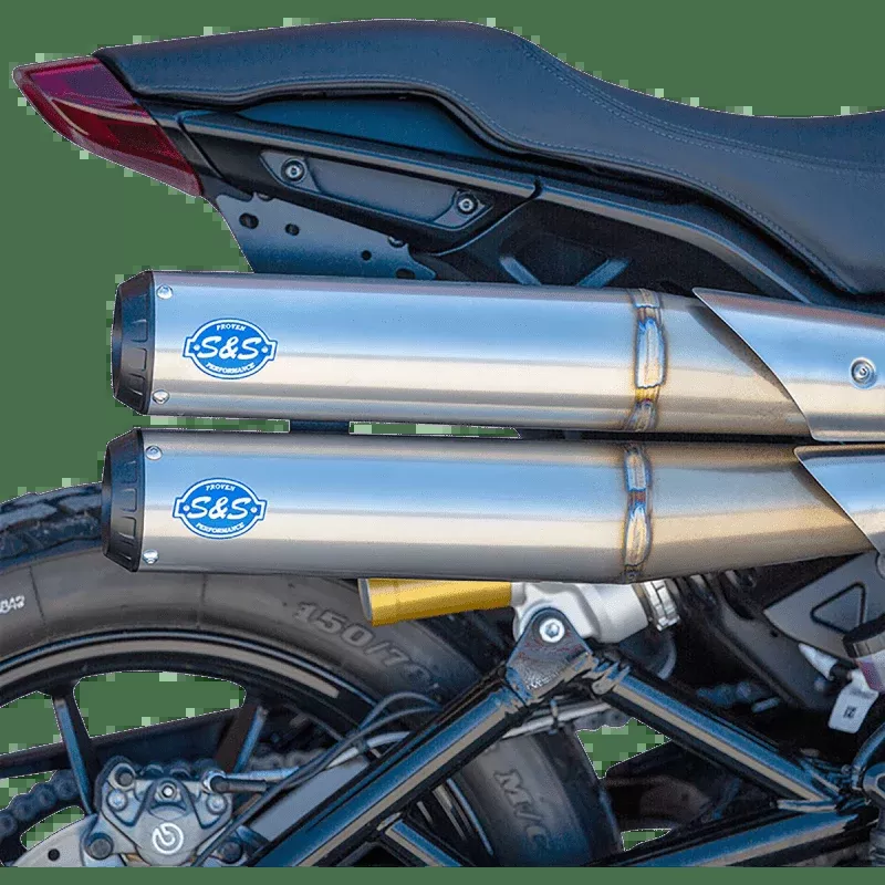 S&S Cycle Exhaust 2-2GN SS 50ST FTR