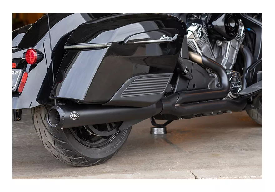 S&S Cycle Full Length Race Only Qualifier 2-1 Exhaust System For Indian 2020-2026