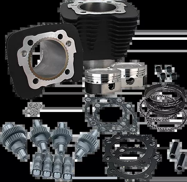 S&S Cycle Hooligan Kit – 883 Cc To 1200 Cc – Wrinkle Black – Sportster