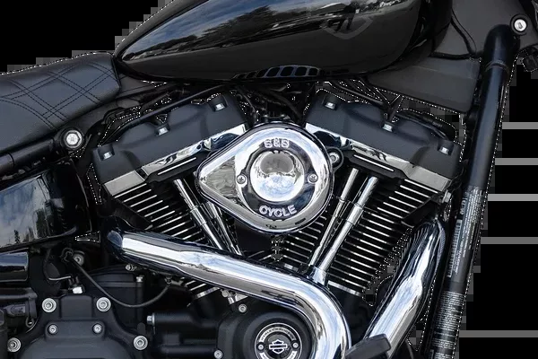 S&S Cycle Mini Teardrop Stealth Air Cleaner Kit - Chrome