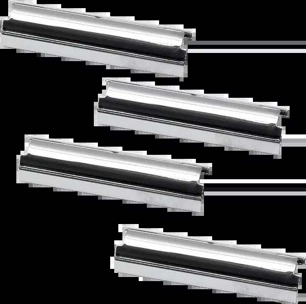 S&S Cycle Pushrod Cover Keeper Set - Chrome - 2.800" - Big Twin