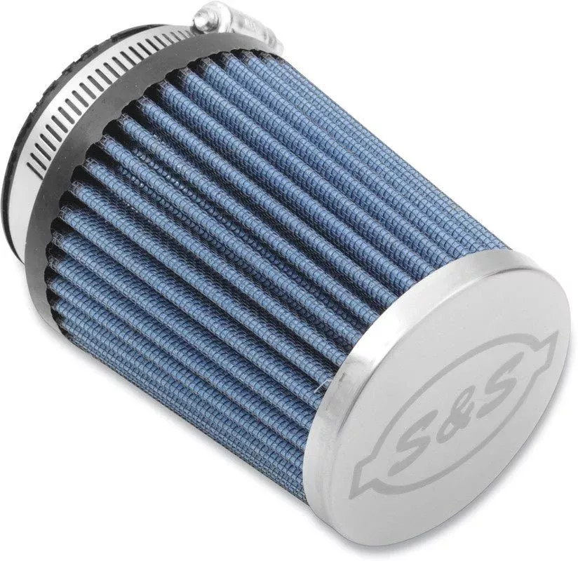 S&S Cycle Repl EFI A/Filter (Blue) With SS Cap (EA)