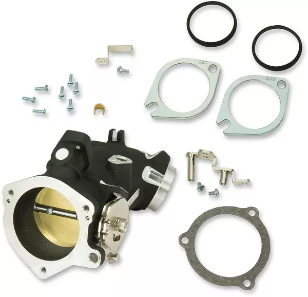 S&S Cycle Throttle Hog Cable Operated Throttle Body Kit – Black – 58 MM – 111″ Engine