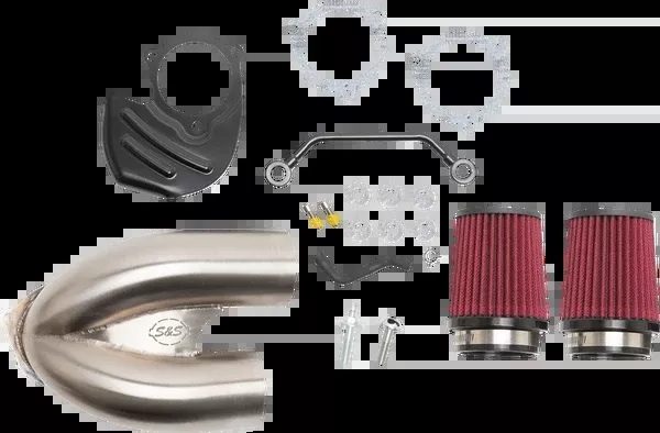 S&S Cycle Tuned Induction Air Cleaner Kit - Stainless Steel