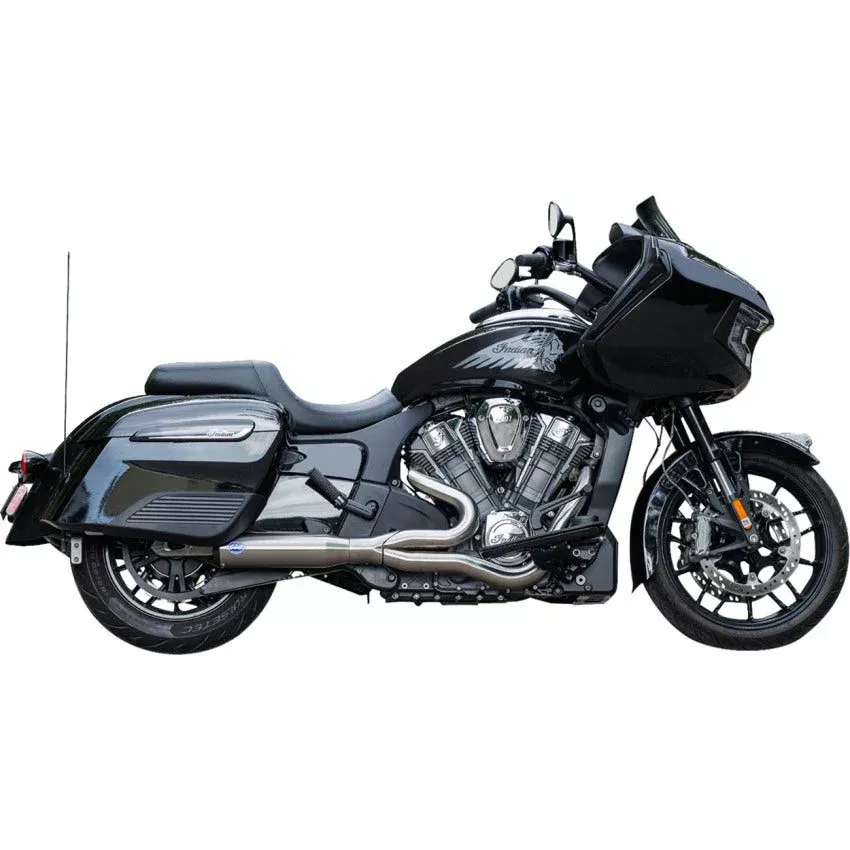S&S Qualifier 2-Into-1 Steel Race Only Exhaust System 4 Harley 19-23 Challenger