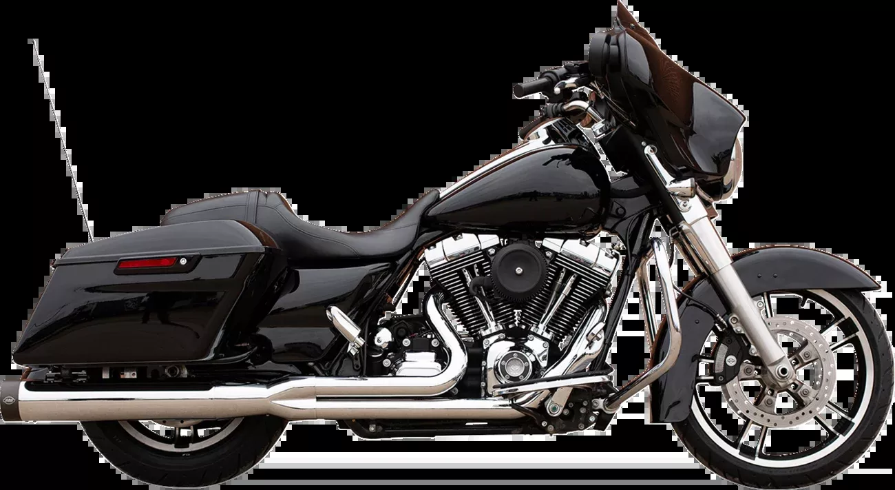 S&S Sidewinder Chrome 2-1 Exhaust System fits 2007-2016 Harley Touring FLHT FLTR