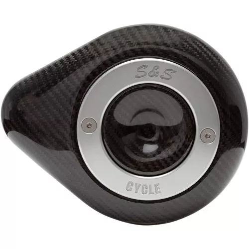 S&S Stealth Air Cleaner Cover - Mini Tear-Drop Carbon Fiber