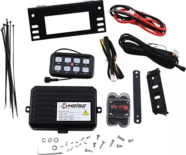 Saddle Tramp Universal 8 Gang On/Off Switch Panel System 12V Universal HE-SWP8