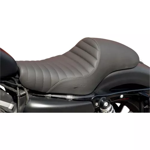 Saddlemen Americano Cafe Seat for 2004-2023 Harley Sportster - Pleated