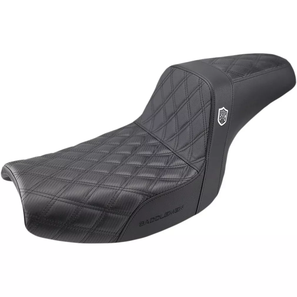 Saddlemen Black Pro Series SDC Performance Gripper Seats Harley FXR 82-00