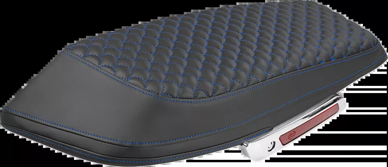 Saddlemen Blue Dragon Scale Saddlebag Lid Covers for 2023-2026 Harley Touring