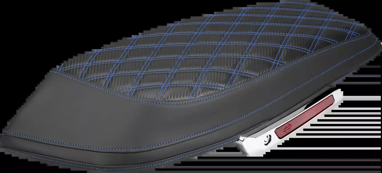 Saddlemen Carbon Blue Lattice Saddlebag Lid Covers for 2023-2026 Harley Touring