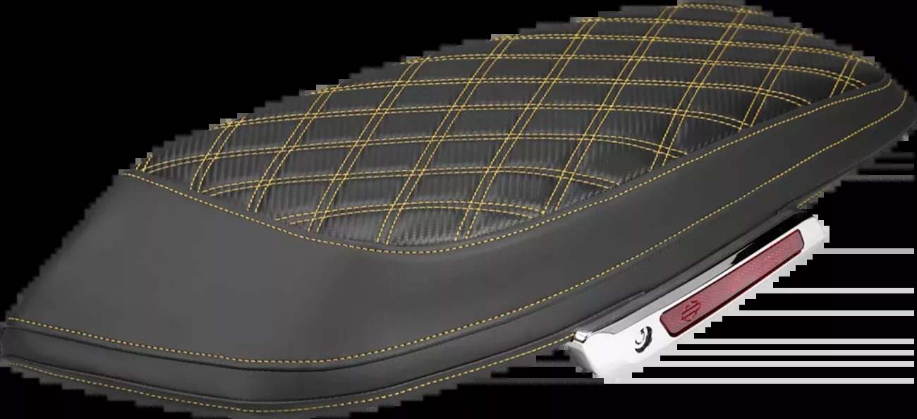 Saddlemen Carbon Gold Lattice Saddlebag Lid Covers for 2023-2026 Harley Touring