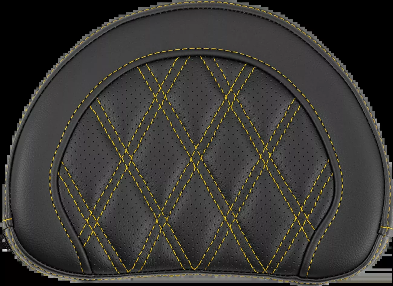 Saddlemen Contour Gold Lattice Sissy Bar Passenger Backrest Pad for Harley