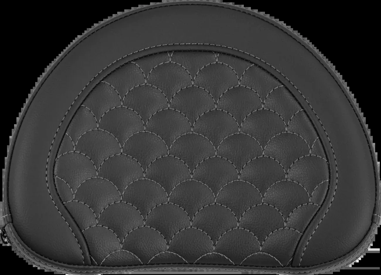 Saddlemen Contour Gray Dragon Scale Stitch Sissy Bar Backrest Pad for Harley