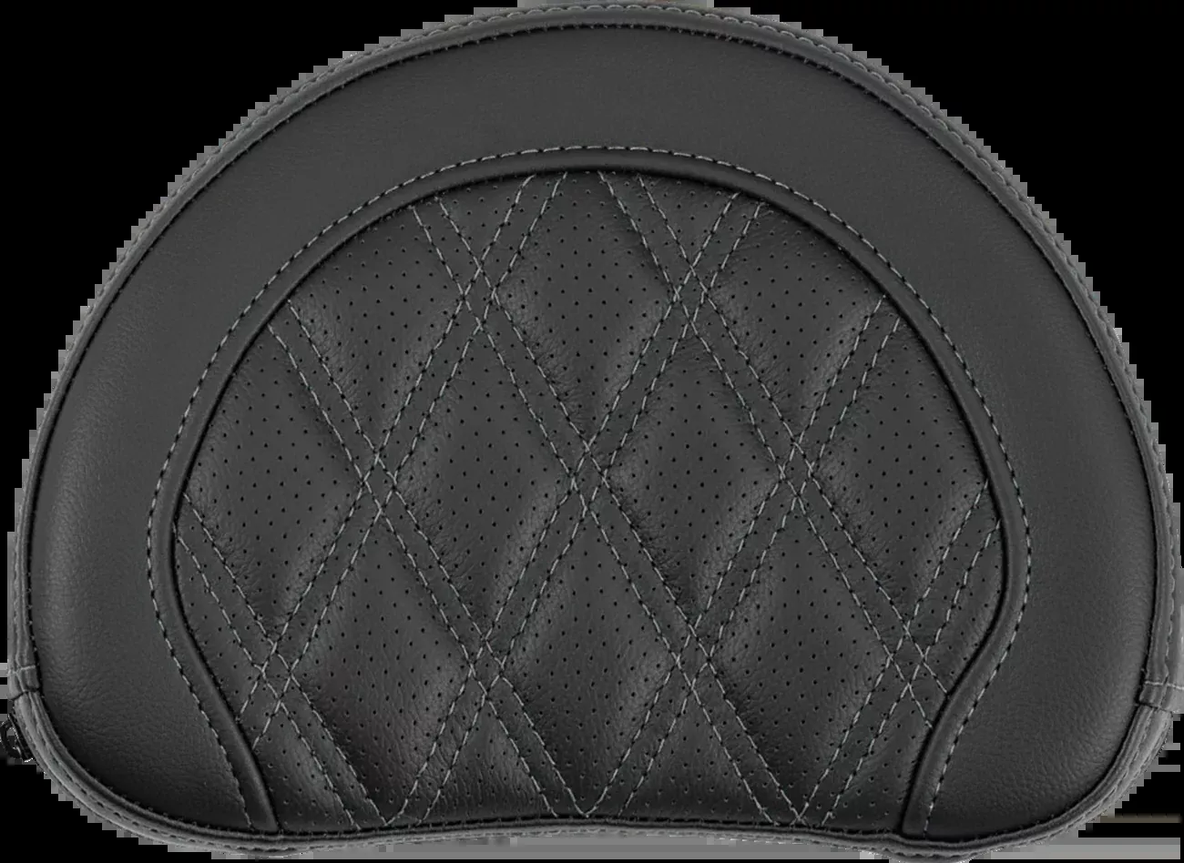 Saddlemen Contour Gray Lattice Sissy Bar Passenger Backrest Pad for Harley