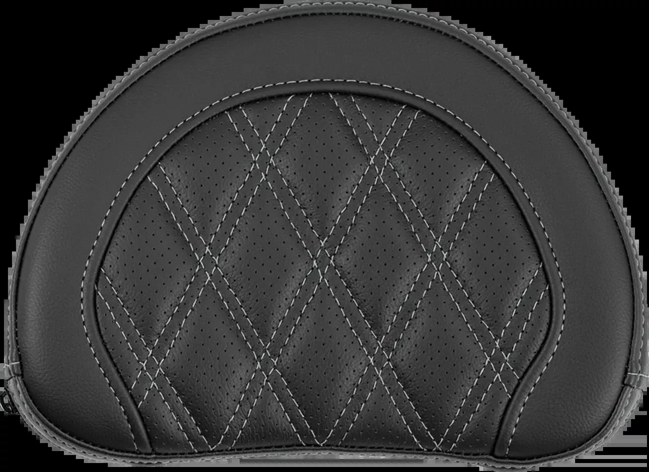Saddlemen Contour Silver Lattice Sissy Bar Passenger Backrest Pad for Harley