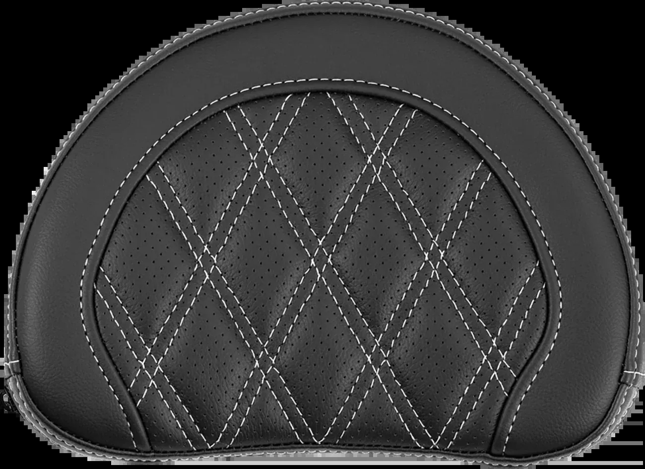 Saddlemen Contour White Lattice Sissy Bar Passenger Backrest Pad for Harley