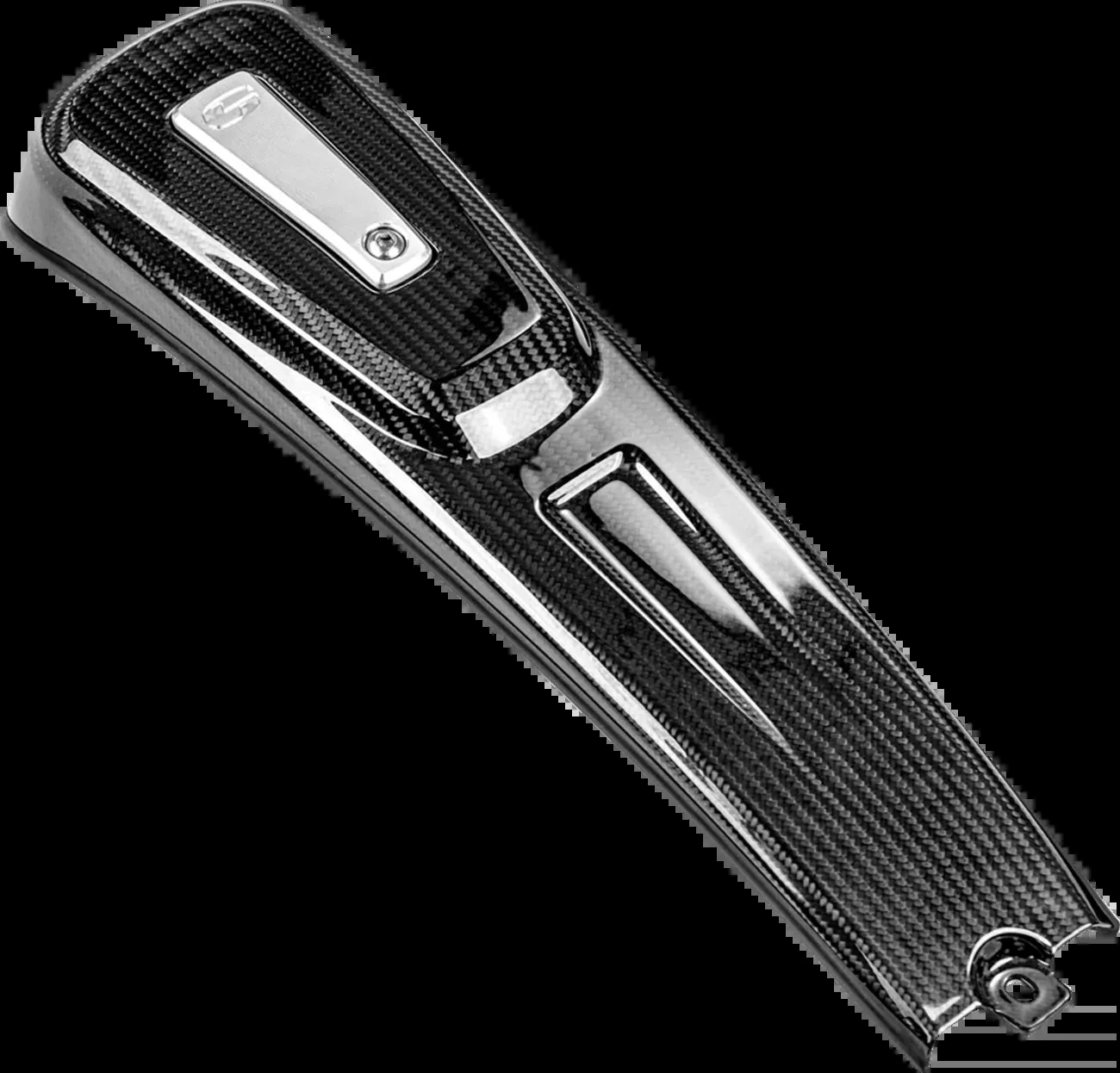 Saddlemen Dash Console - Side Fill - Carbon Fiber/Gloss - Harley-Davidson - Softail - CF-822-29-002