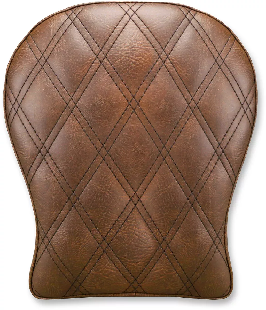 Saddlemen Detachable Pillion Pad - Lattice Stitched - Brown - 9" SA1027