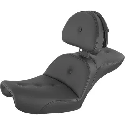 Saddlemen Explorer RS Seat w/ Backrest 2-Up Harley Dyna FXD FXDL 96-03