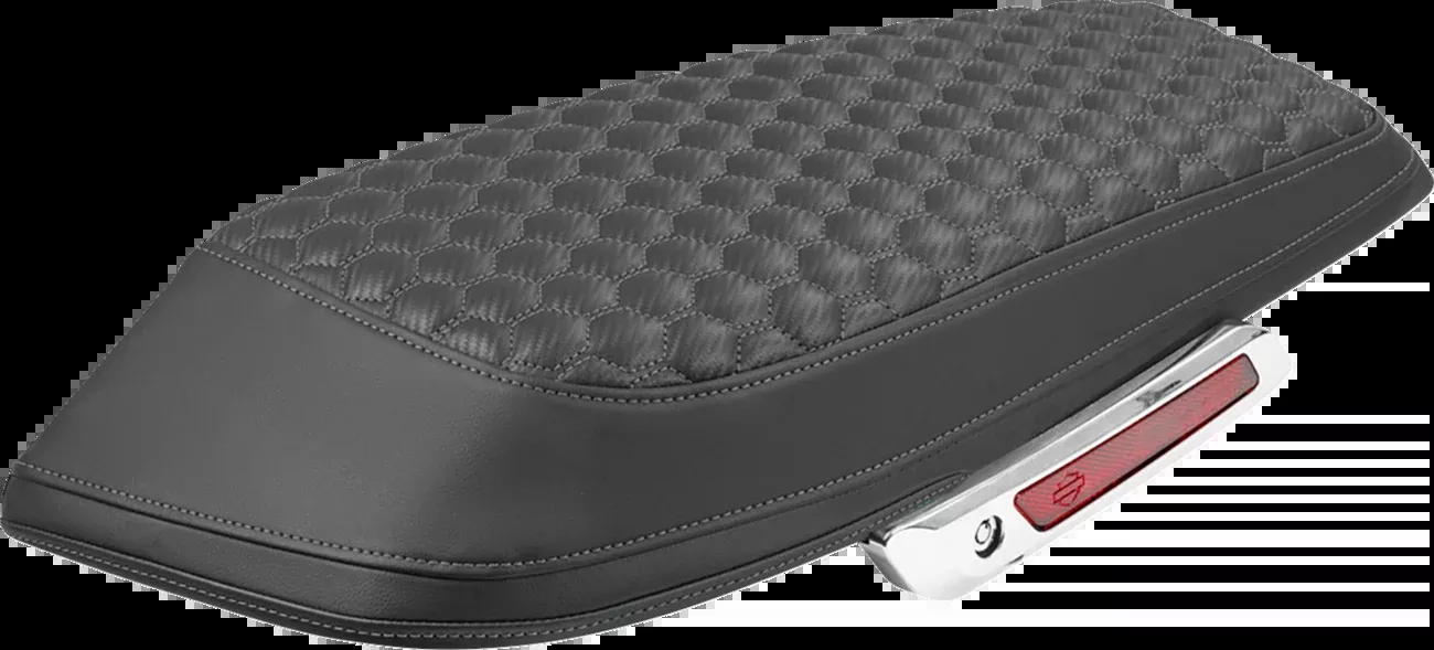Saddlemen Gray Carbon Honeycomb Saddlebag Lid Covers for 2023-26 Harley Touring