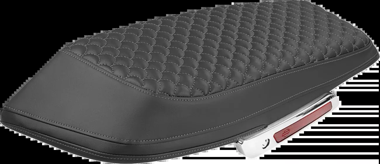 Saddlemen Gray Dragon Scale Saddlebag Lid Covers for 2023-2026 Harley Touring