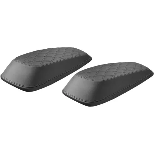 Saddlemen Lattice Stitch Saddlebag Lid Covers for 2014-2023 Harley Touring