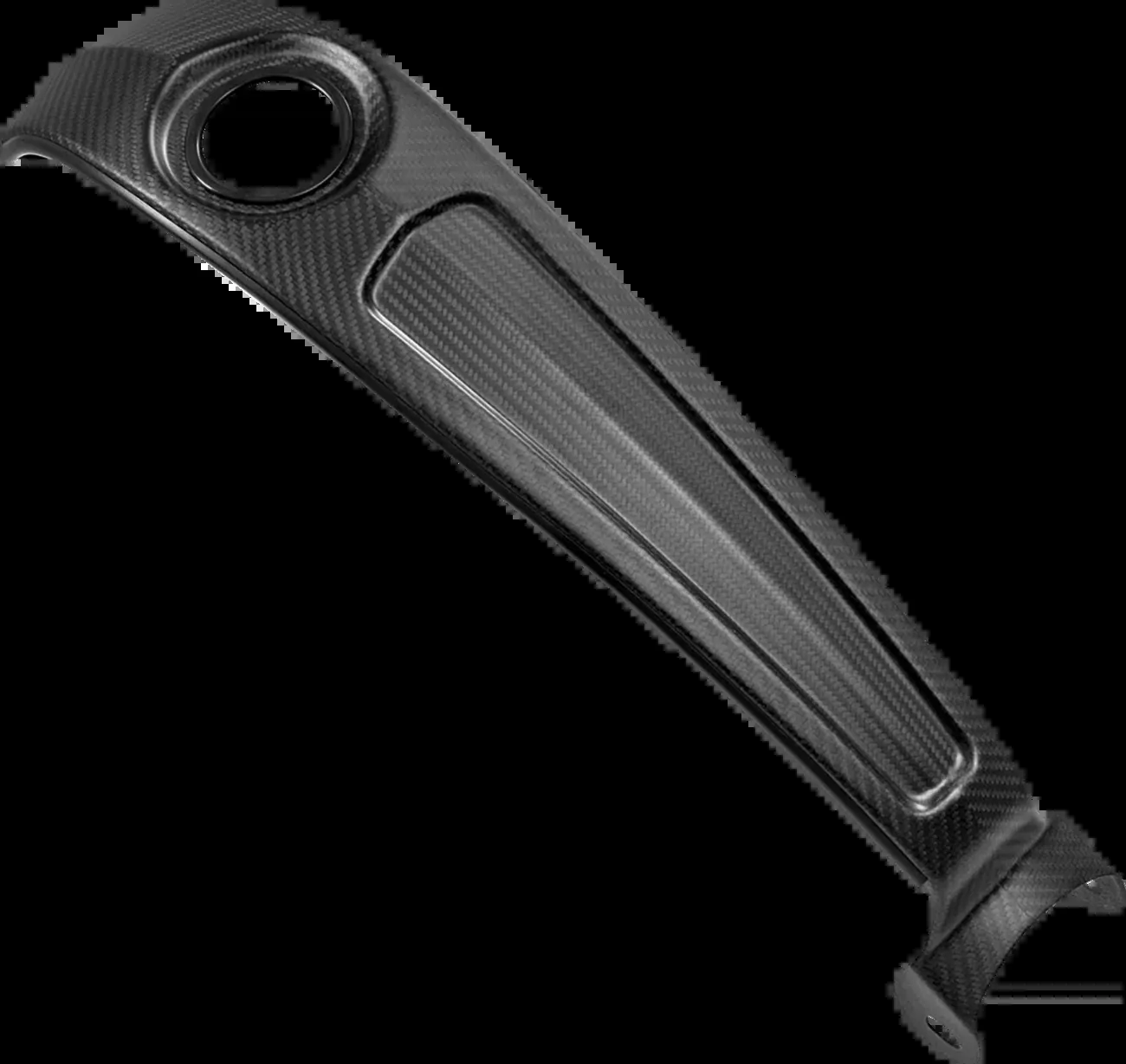 Saddlemen Matte Carbon Fiber Dash Console for 2018-2026 Harley Softail FXBB FXST
