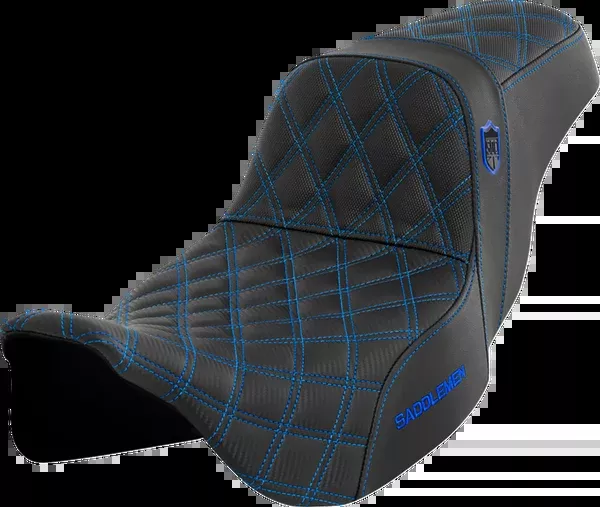 Saddlemen Pro Series SDC Performance Seat – W/O Backrest – Blue Stitch – FLH/FLT ’08-’23