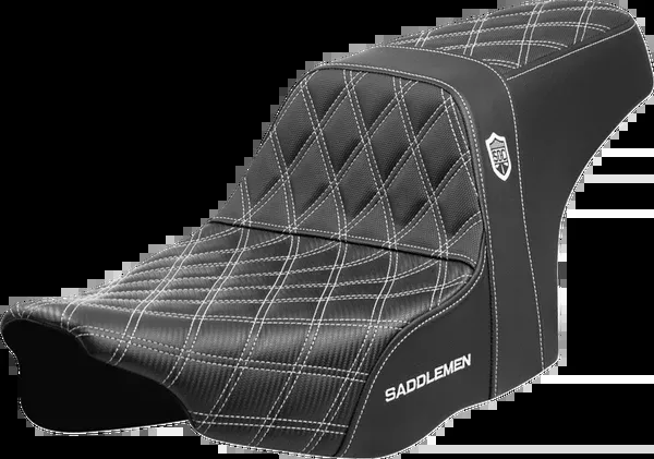 Saddlemen Pro Series SDC Performance Seat - White Stitching - W/O Backrest - FLT/FLH '23-'24
