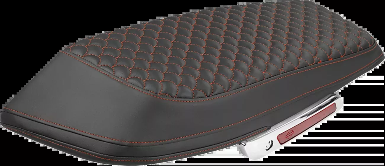 Saddlemen Red Dragon Scale Saddlebag Lid Covers for 2023-2026 Harley Touring