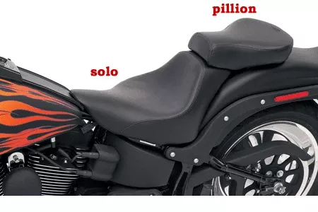 Saddlemen Renegade Deluxe Touring Pillion for '06-10 FXST & '07-11 FLSTF -without Studs