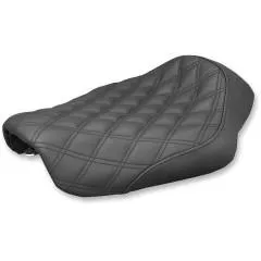 Saddlemen Renegade Lattice Stitch Solo Seat, Black, Fits 04-05 FXD (except FXDWG).