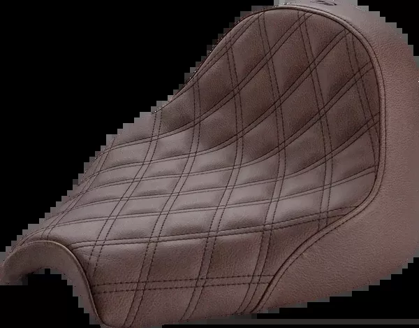 Saddlemen Renegade™ Solo Seat - Lattice Stitched - Brown - Chief '22-'24
