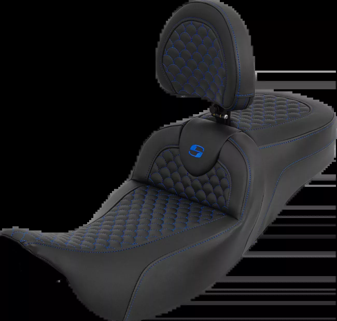 Saddlemen Roadsofa Blue Dragon Extended Seat & Backrest 2008-2025 Harley Touring