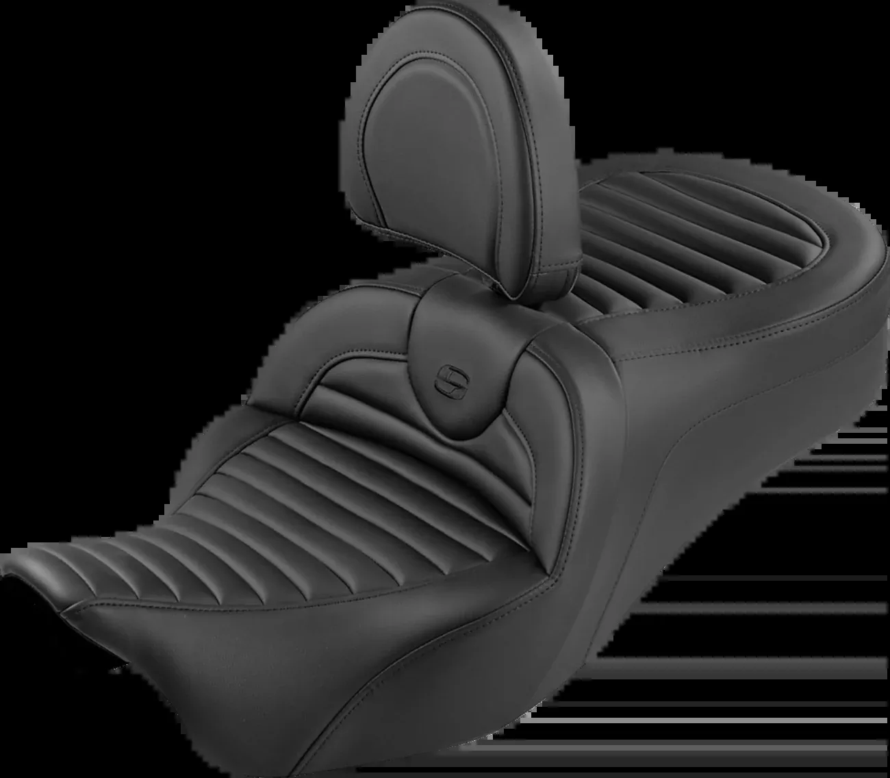 Saddlemen Roadsofa King Tuck n Roll Seat & Backrest for 2008-2025 Harley Touring